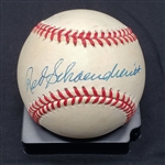 Red Schoendienst Single Signed AUTO ONL Baseball HOF St. Louis Cardinals JSA COA