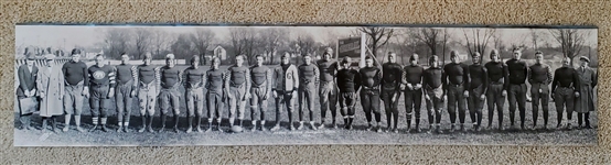 1924 Akron Indians Professional Football Team Panorama TYPE I Original Photo with African American NFL pioneer Sol Butler