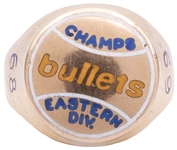 1968-69 Baltimore Bullets NBA Eastern Division Championship Ring