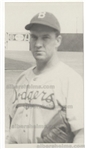 1940s Arky Vaughan Baseball HOFer in Brooklyn Dodgers Uniform Original TYPE I Photo