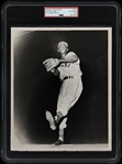 1957 Satchel Paige Miami Marlins Original Type I Photo Baseball HOF Negro League PSA/DNA