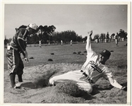 1949 Chuck Connors Future Hollywood Star in Brooklyn Dodgers uniform Original TYPE I photo