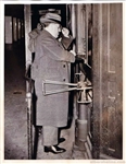 Gangster Waxey Gordon Declares Himself Dead Before Riding NYC Subway 1940 Original TYPE I photo