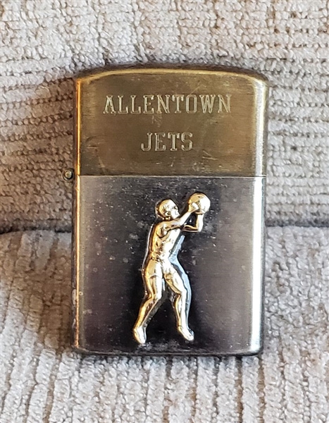 Allentown Jets Lighter 1960s - 70s Eastern Professional Basketball League 