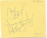 Sammy Davis Jr. Signed AUTO Album Page “The Brat Pack” D.1990