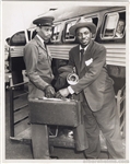 Hot Lips Page at Idlewild NYC 1949 Tour Bus Original Silver Gelatin TYPE I original Photo by Popsie