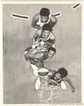 1972 Indiana Pacers Dominate NY Nets in ABA Finals Roger Brown George McGinnis Original Photo