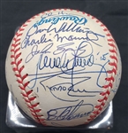 1999 Cleveland Indians Team Signed AUTO American League Baseball AL Central Champs /w 32 sigs