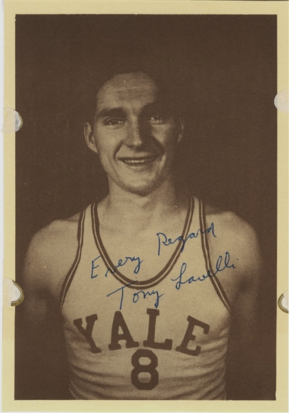 Tony Lavelli Signed AUTO Photo Boston Celtics N.Y. Knicks Musician D. 2015