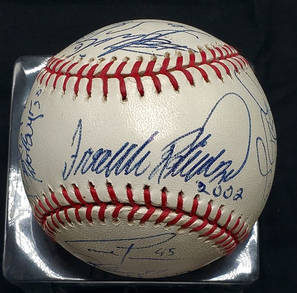 2002 Montreal Expos Signed AUTO MLB Baseball /w 22 sigs 