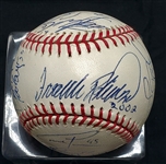 2002 Montreal Expos Signed AUTO MLB Baseball /w 22 sigs 