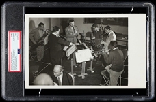 Miles Davis & Stan Getz 1951 Recording Session Popsie Original TYPE I Photo PSA/DNA