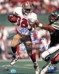 Ricky Watters Signed AUTO 8x10 Photo /w Great Inscriptions SF 49ers CSA Shows Holo & COA