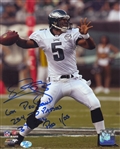 Donovan McNabb Signed AUTO 8x10 Photo /w Great Inscriptions Eagles CSA Shows Holo & COA