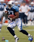 Eddie George Signed AUTO 8x10 Photo /w Great Inscriptions Titans NFL CSA Shows Holo & COA