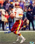 Joe Theismann Signed AUTO 8x10 Photo Washington Redskins /w Great Inscriptions 