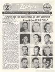 1962 Chicago Zephyrs NBA team Official Cage Newsletter Vol 1 - #5