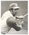 Reggie Jackson Gets Ready for 1971 Opening Day in Oakland Original TYPE I Photo