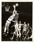 1949 NY Knicks vs. St. Louis Bombers with Carl Braun & Red Rocha Original TYPE I Photo