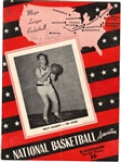 Harry Gallatin Signed AUTO November 5, 1949 – Tri-Cities Blackhawks Home opener vs. NY Knicks Basketball Program