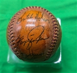 1976 Boston Red Sox Team Signed AUTO AL Baseball /w  18 sigs