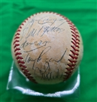 1985 Cleveland Indians Team Signed AUTO AL Baseball w/ 23 sigs – Ramon Romero