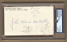 Johnny Blood McNally signed AUTO GPC Green Bay Packers Football Hall of Fame PSA/DNA