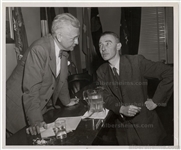 1949 Dr. J. Robert Oppenheimer Appearing Before “House Un-American Activities Committee” Original TYPE I Photo – HISTORIC