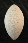 1963 Houston Oilers Team Signed AUTO AFL Joe Foss Football 49 Sigs