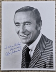 Chris Schenkel Legendary Sports Broadcaster Signed AUTO Photo