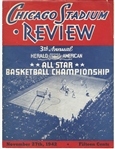 1942 All Star Basketball Championship Program Oshkosh All-Stars New York Rens College 