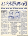 1949 Chicago Stadium Review Newsletter Volume 2 No. 1 – Stags Basketball BAA Schedule