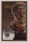 Deacon Jones Signed AUTO Pro Football HOF Bust Postcard 