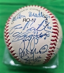 2000 Montreal Expos Signed AUTO ONL Baseball /w 25 sigs /w owner Jeffrey Loria