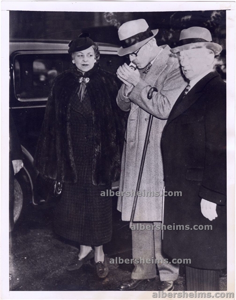 Jesse Livermore The Boy Plunger with Wife & Attorney 1936 TYPE I Original Photo