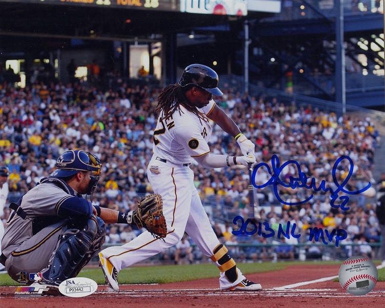 Andrew McCutchen  Signed AUTO 8x10 Photo Pirates 2013 NL MVP JSA COA