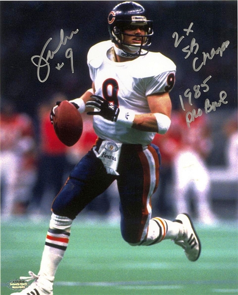 Jim McMahon Signed AUTO 8x10 Photo Chicago Bears Legend /w Killer Inscriptions SCHWARTZ SPORTS COA
