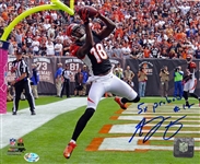 A.J. Green Signed AUTO 8x10 Photo Bengals /w Great Inscriptions CSA Show HOLO & COA