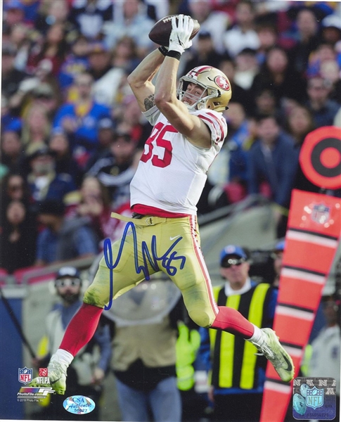 George Kittle Signed AUTO 8x10 Photo San Francisco 49ers Future HOFer  CSA Show HOLO & COA