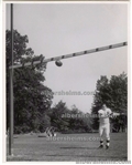  Otto Graham Future Football Hall of Famer Slings It at Training Camp Original TYPE I Photo